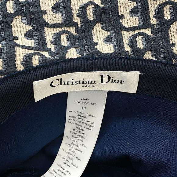 Christian Dior Oblique Bucket Hat Trotter - Picture 7 of 9